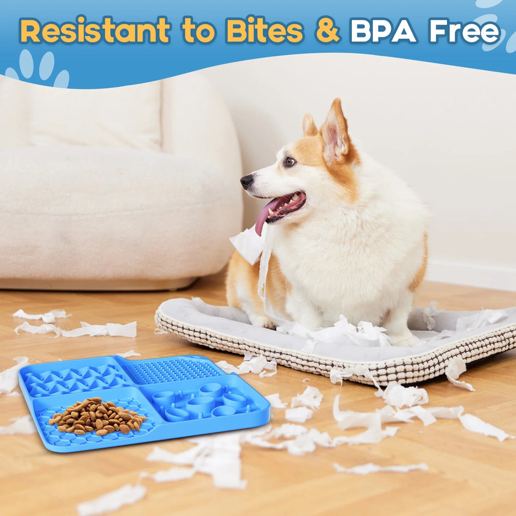 Large Lick Mat Slow Feeder for Anxiety Relief 