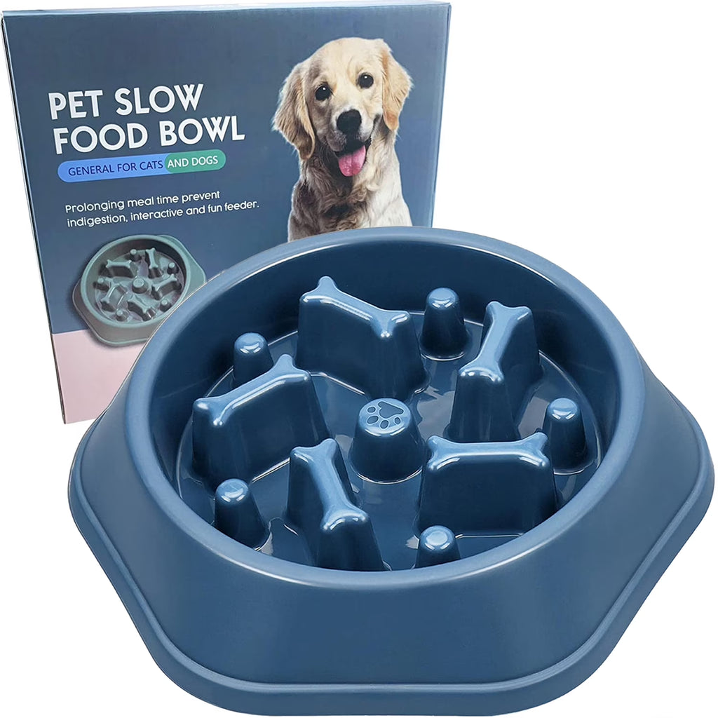 Slow Feeder Dog Bowls | Anti-Gulping Slow Feeder