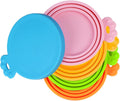 Universal Silicone 5 Pack Pet Food Can Covers Lids| BPA Free | Dishwasher Safe