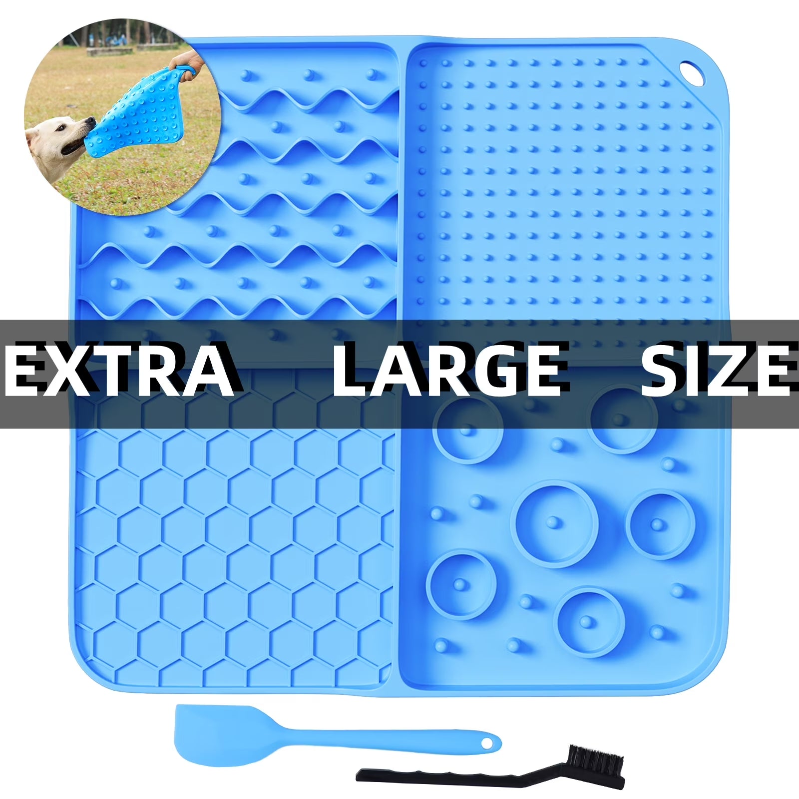 Large Lick Mat Slow Feeder for Anxiety Relief 