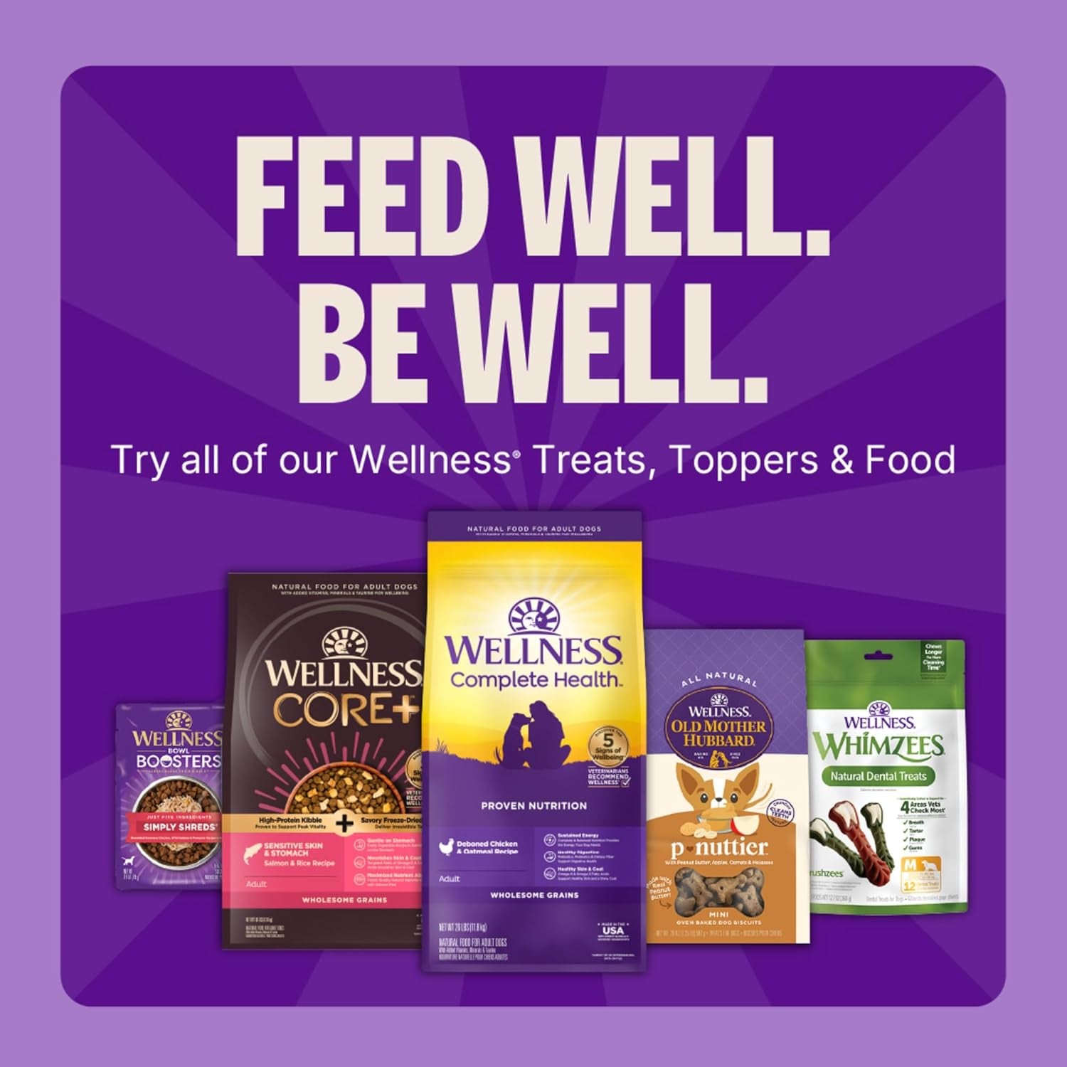 Wellness Rewarding Life Soft Dog Training Treats, Natural, Grain Free, Chicken and Lamb Recipe, 6 Oz Bag