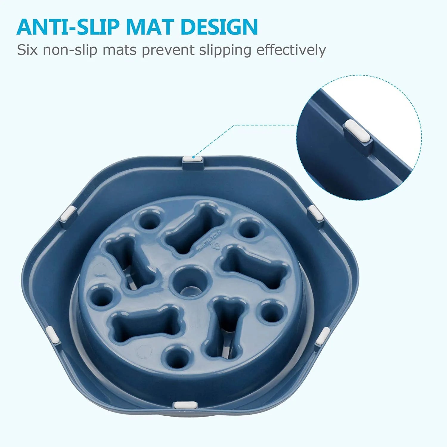Slow Feeder Dog Bowls | Anti-Gulping Slow Feeder