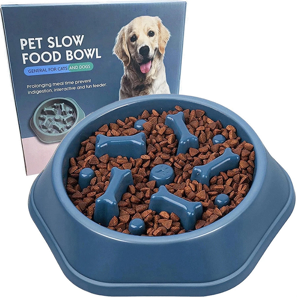 Slow Feeder Dog Bowls | Anti-Gulping Slow Feeder
