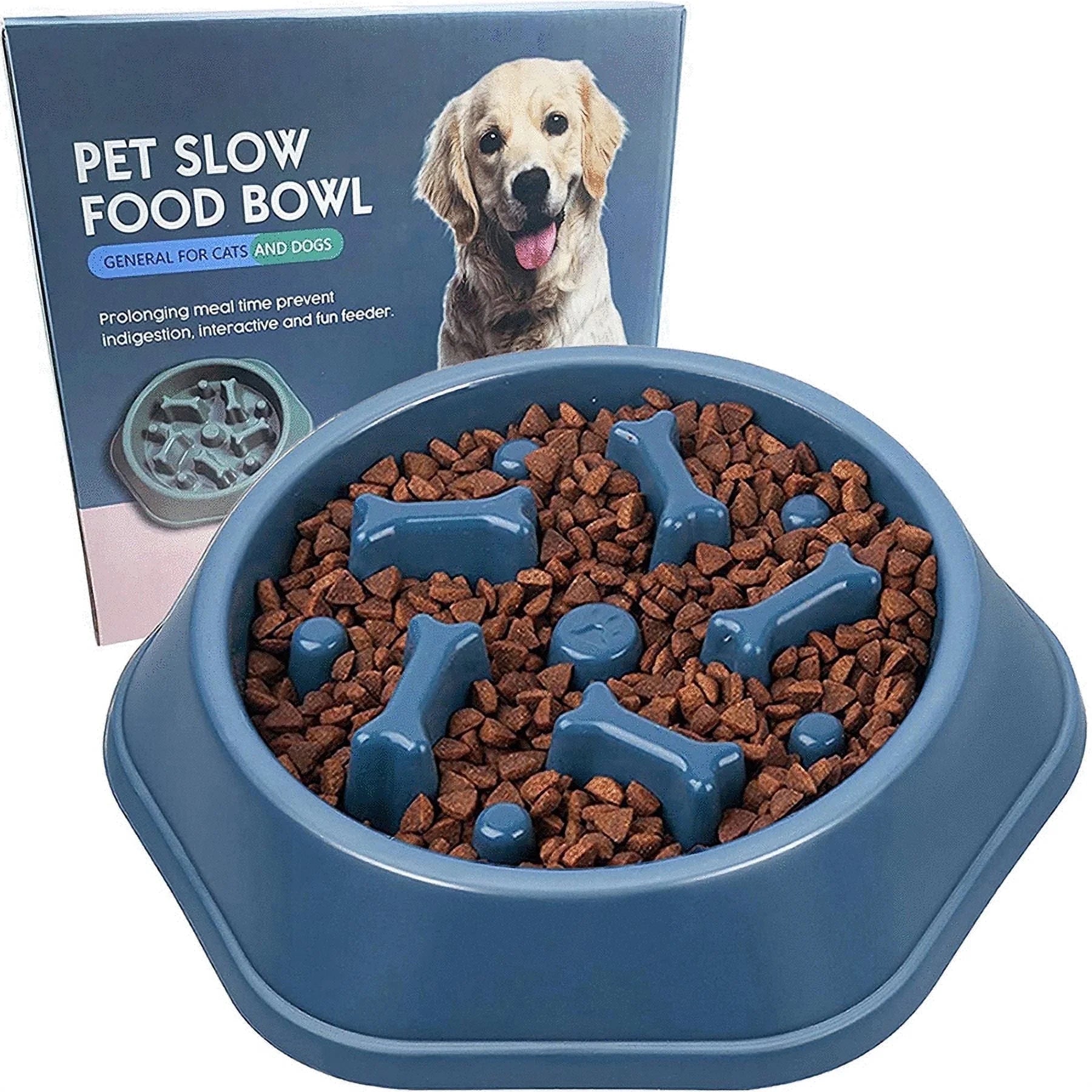 Slow Feeder Dog Bowls | Anti-Gulping Slow Feeder